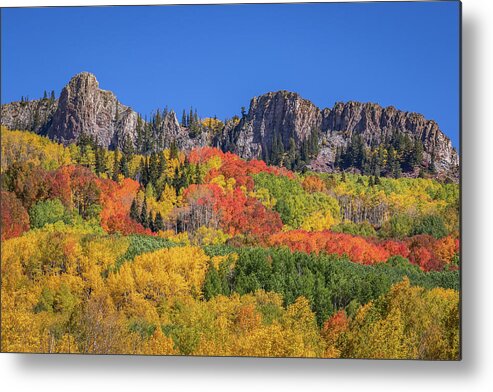 Colorado Metal Print featuring the photograph Technicolor Mountain by Jack Clutter