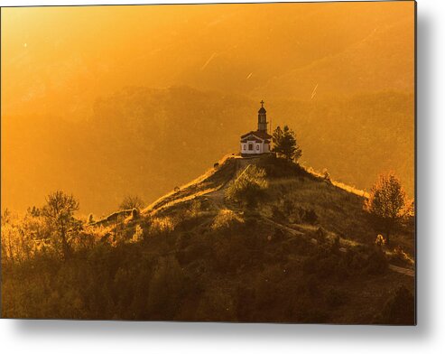 Bulgaria Metal Print featuring the photograph Temple In a Holy Mountain by Evgeni Dinev