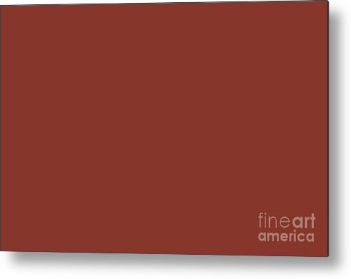 Dark Terracotta Brown Clay Solid Color Digital Art by PIPA Fine Art -  Simply Solid - Pixels