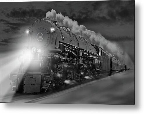 Transportation Metal Print featuring the photograph The 1218 On the Move by Mike McGlothlen