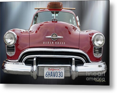 California Metal Print featuring the photograph The Big Wide Red Woodie by David Levin