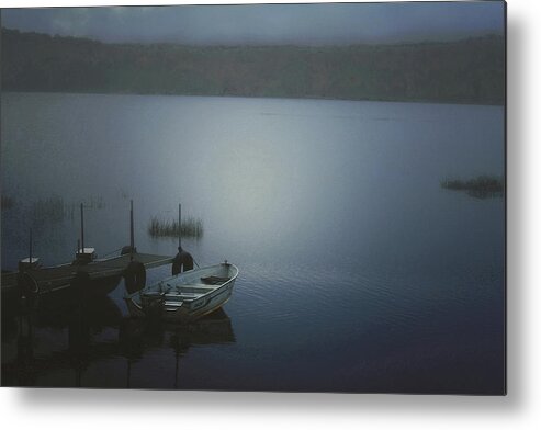 Fall Metal Print featuring the photograph The Boat by Carrie Ann Grippo-Pike