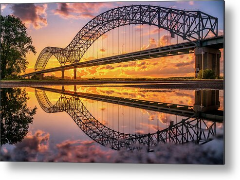 Birthplace Of Rock 'n Roll Metal Print featuring the photograph The Bridge by Darrell DeRosia