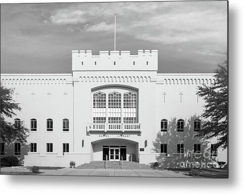 The Citadel Metal Print featuring the photograph The Citadel Daniel Library by University Icons