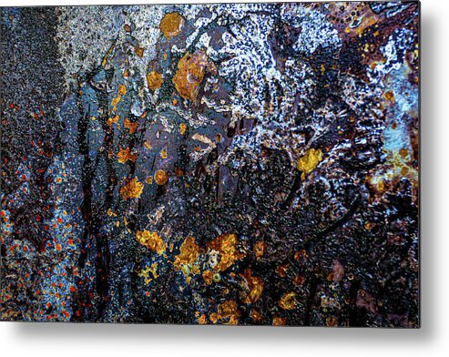 Abstract Metal Print featuring the photograph The Dark Forest by Liquid Eye