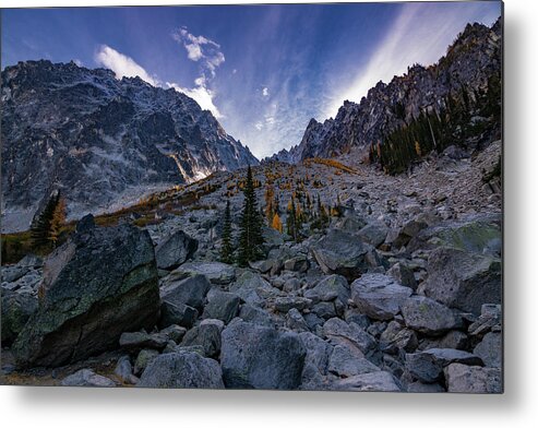 Enchantments Metal Print featuring the photograph The Enchantments - Larches 3 by Pelo Blanco Photo