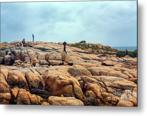 Albany Metal Print featuring the photograph The Gap, Albany, Western Australia by Elaine Teague