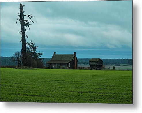 Ebeys Praire Metal Print featuring the photograph Ebey's Landing, A Storied History, Whidbey Is, Washington by Leslie Struxness