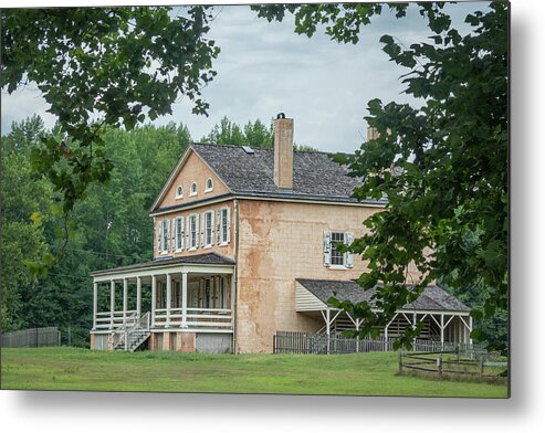 Atsion Metal Print featuring the photograph The Mansion At Atsion by Kristia Adams
