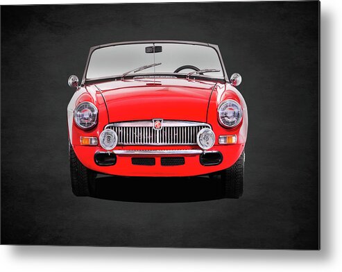 Mg Metal Print featuring the photograph The MGB Roadster by Mark Rogan