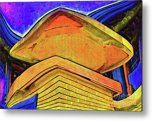 Home Metal Print featuring the digital art The Pedestal by Kirt Tisdale