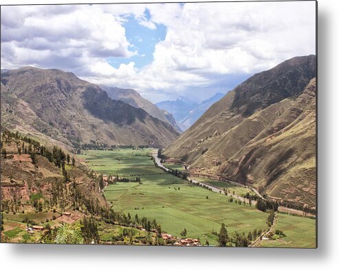 Tranquility Metal Print featuring the photograph The Sacred Valley of the Incas by larigan - Patricia Hamilton