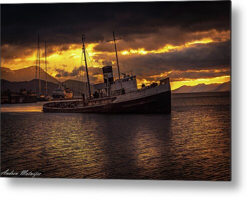 Ship Metal Print featuring the photograph The Ship by Andrew Matwijec