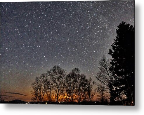 Star Metal Print featuring the photograph The Starry Night Sky by Russel Considine
