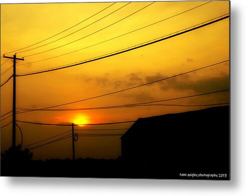 Sunset Metal Print featuring the photograph The Things That Linger by Tami Quigley
