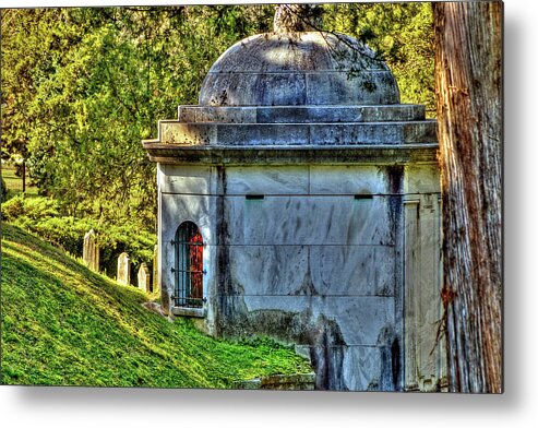 High Metal Print featuring the photograph The Tomb by Anthony M Davis