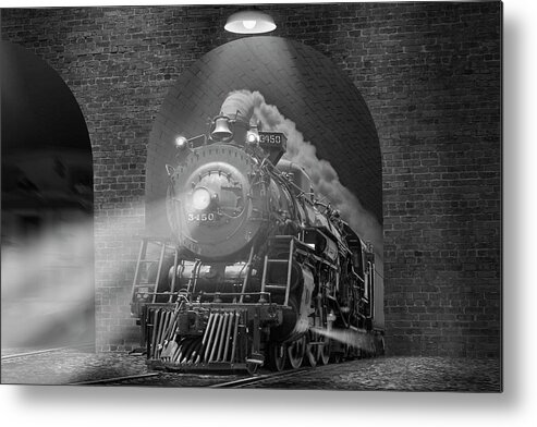 Steam Engine Metal Print featuring the photograph The Tunnels H by Mike McGlothlen