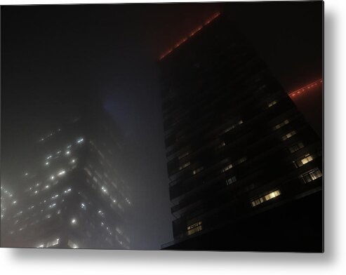 Night Metal Print featuring the photograph They Disappear At Night by Kreddible Trout