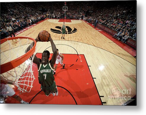 Nba Pro Basketball Metal Print featuring the photograph Thon Maker by Ron Turenne
