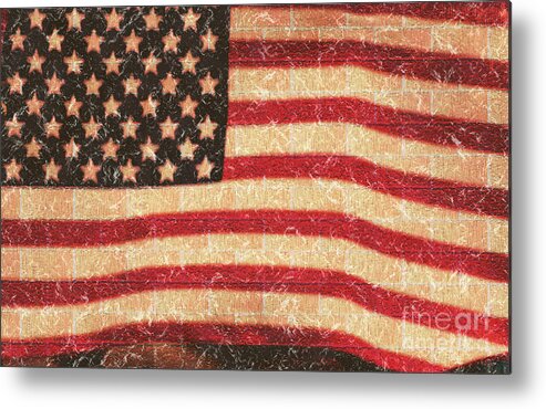 Flag Metal Print featuring the photograph Through My Eyes by Janie Johnson