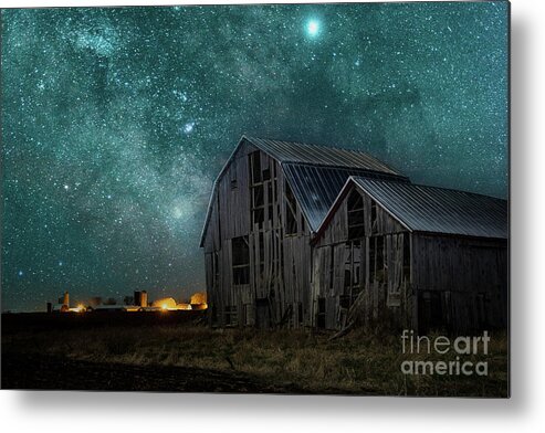 Barn Metal Print featuring the photograph Time takes everything 1 by Eric Curtin
