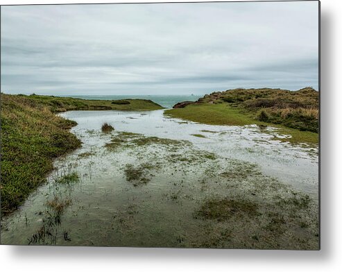 Seascape Metal Print featuring the photograph To the Sea by Belinda Greb