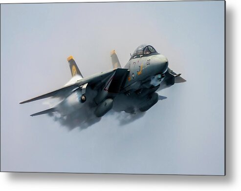 Action Metal Print featuring the photograph Tomcatters Broke the Sound Barrier by Liza Eckardt