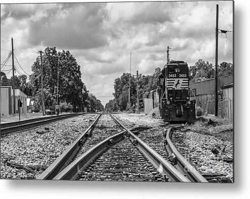 Railroads Metal Print featuring the photograph Tracks by DB Hayes