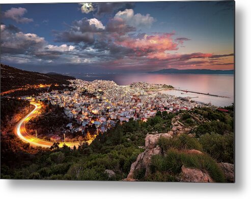 Kavala Metal Print featuring the photograph Transition by Elias Pentikis