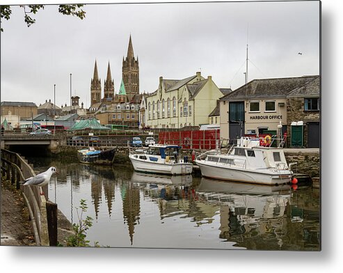Cathedral Metal Print featuring the photograph Truro, Cornwall by Shirley Mitchell