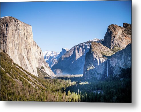 Yosemite Metal Print featuring the photograph Tunnel View of Yosemite by Aileen Savage