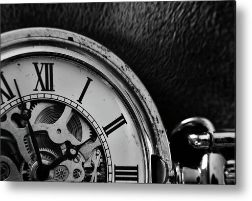 Pocket Watch Metal Print featuring the photograph Twenty Minutes by Neil R Finlay