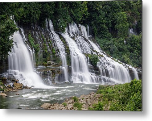  Metal Print featuring the photograph Twin Falls by William Boggs