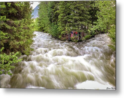 Two Rivers Metal Print featuring the photograph Two Rivers by GLENN Mohs