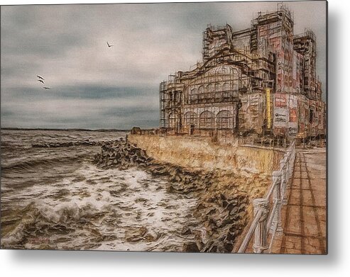 Constanta Metal Print featuring the painting Under Wraps by Jeffrey Kolker