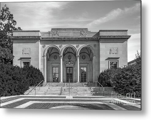 University Of Michigan Metal Print featuring the photograph University of Michigan Clements Library by University Icons