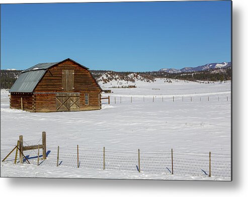 Winter Metal Print featuring the photograph Unspoiled Beauty by Steve Templeton