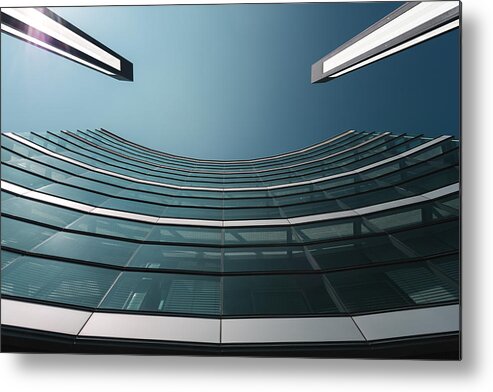 Curve Metal Print featuring the photograph up by Anton Schedlbauer