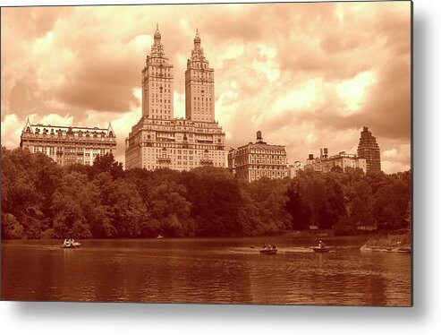 Central Park Print Metal Print featuring the photograph Upper West Side and Central Park, Manhattan by Monique Wegmueller