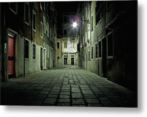 Venezia Metal Print featuring the photograph Venice on a winter night by Eyes Of CC