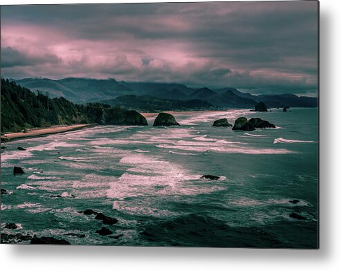 View From Ecola Park Metal Print featuring the photograph View from Ecola Park by David Patterson