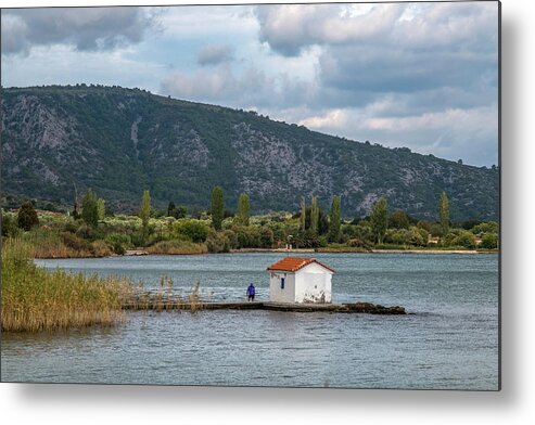 Greece Metal Print featuring the photograph Viewpoint of beauty by Dubi Roman