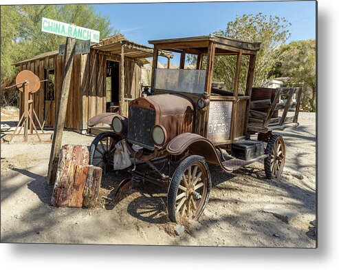 California Metal Print featuring the photograph Vintage Delivery Truck by James Marvin Phelps