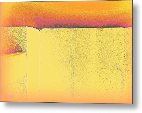 Wall Metal Print featuring the photograph Wall Art Abstract - Photo by VIVA Anderson