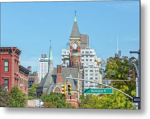 Washington Place Metal Print featuring the photograph Washington Place by Cate Franklyn