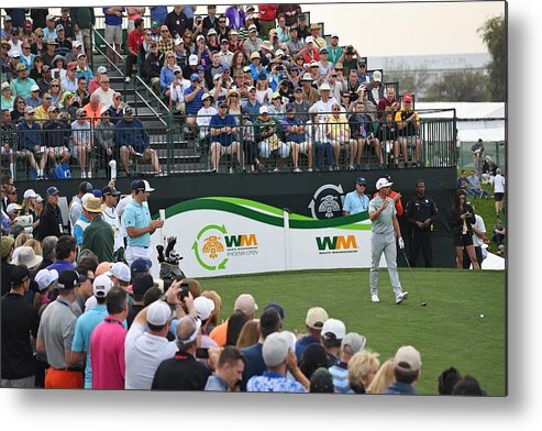 Sport Metal Print featuring the photograph Waste Management Phoenix Open - Round Two by Chris Condon