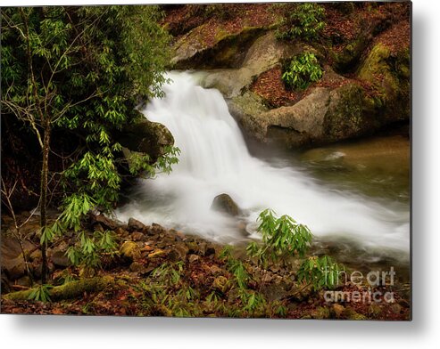 Rocky Fork Metal Print featuring the photograph Waterfalls on Rocky Fork by Shelia Hunt