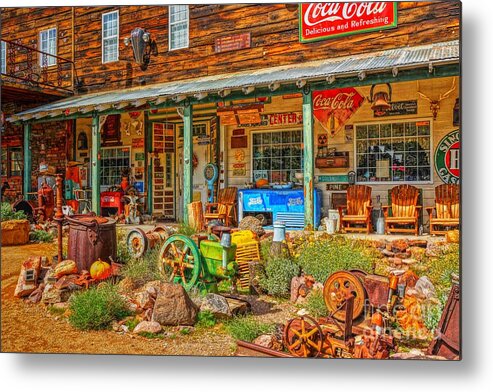  Metal Print featuring the photograph Welcome to Nelson by Rodney Lee Williams