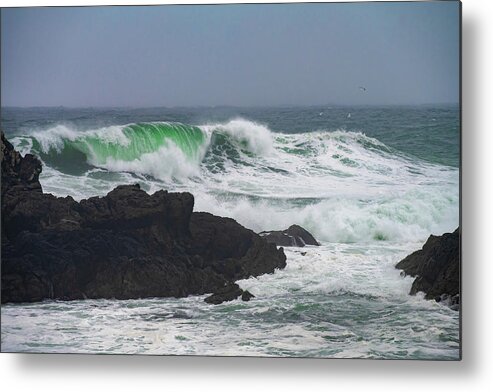 Waves Metal Print featuring the photograph West Coast Waves by Bill Cubitt