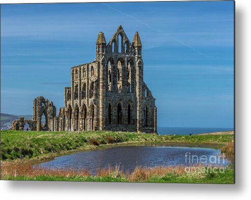 England Metal Print featuring the photograph Whitby Abbey by Tom Holmes Photography